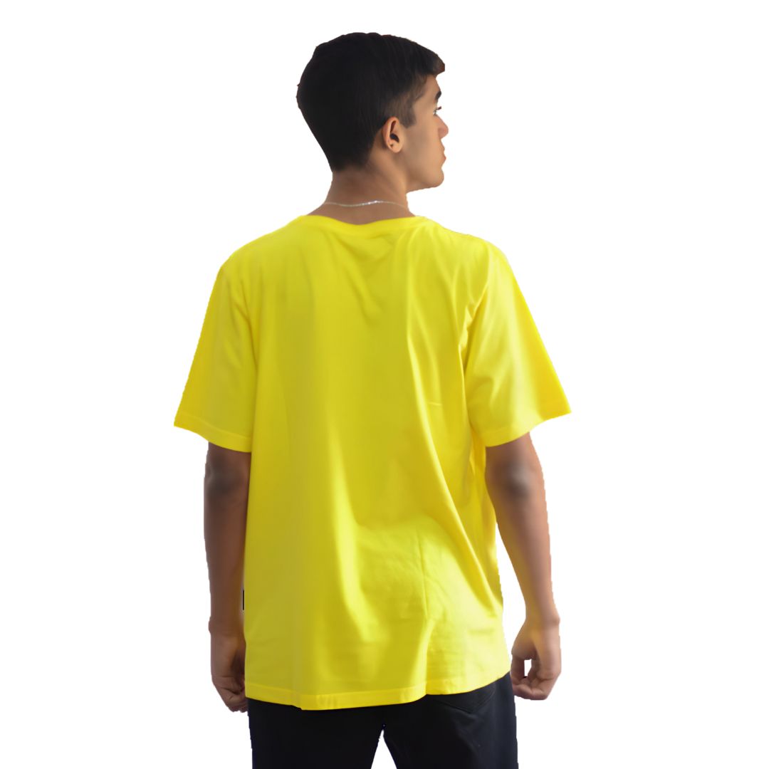 Basic Yellow Premium T-Shirt - 100% Cotton | Basic Clothes Co