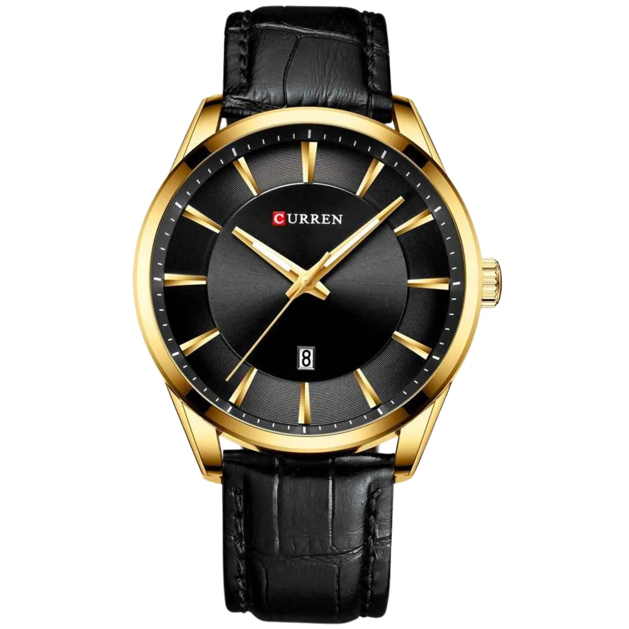 Curren Executive Chrono – Premium Leather Strap Men’s Watch | 45mm Luxury Business Timepiece