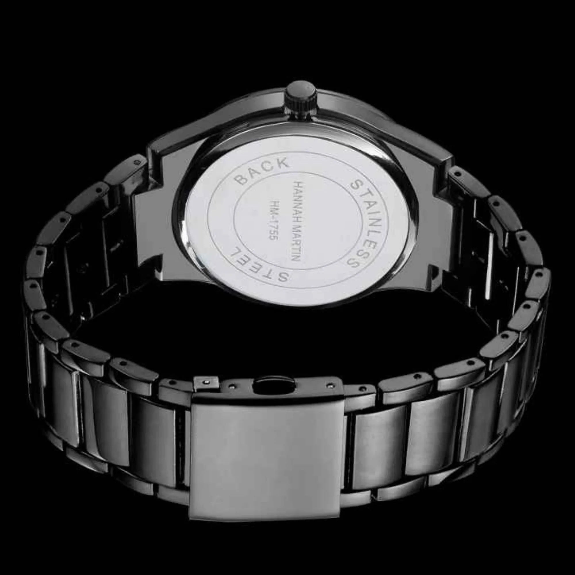 Men's Minimalist Stainless Steel Watch – Sleek, Waterproof, Quartz Movement