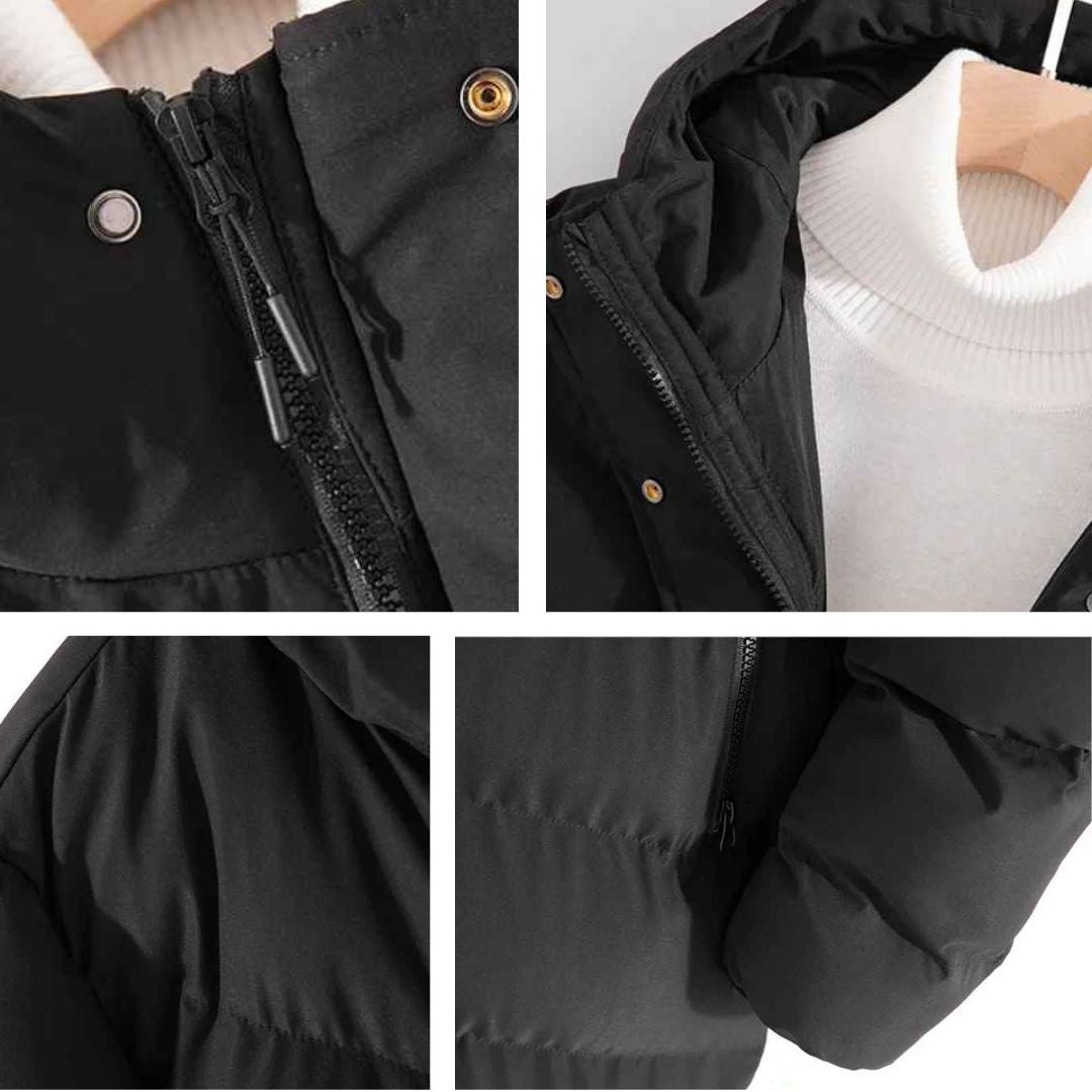 Men’s Long Hooded Winter Parka – Thick, Windproof & Stylish