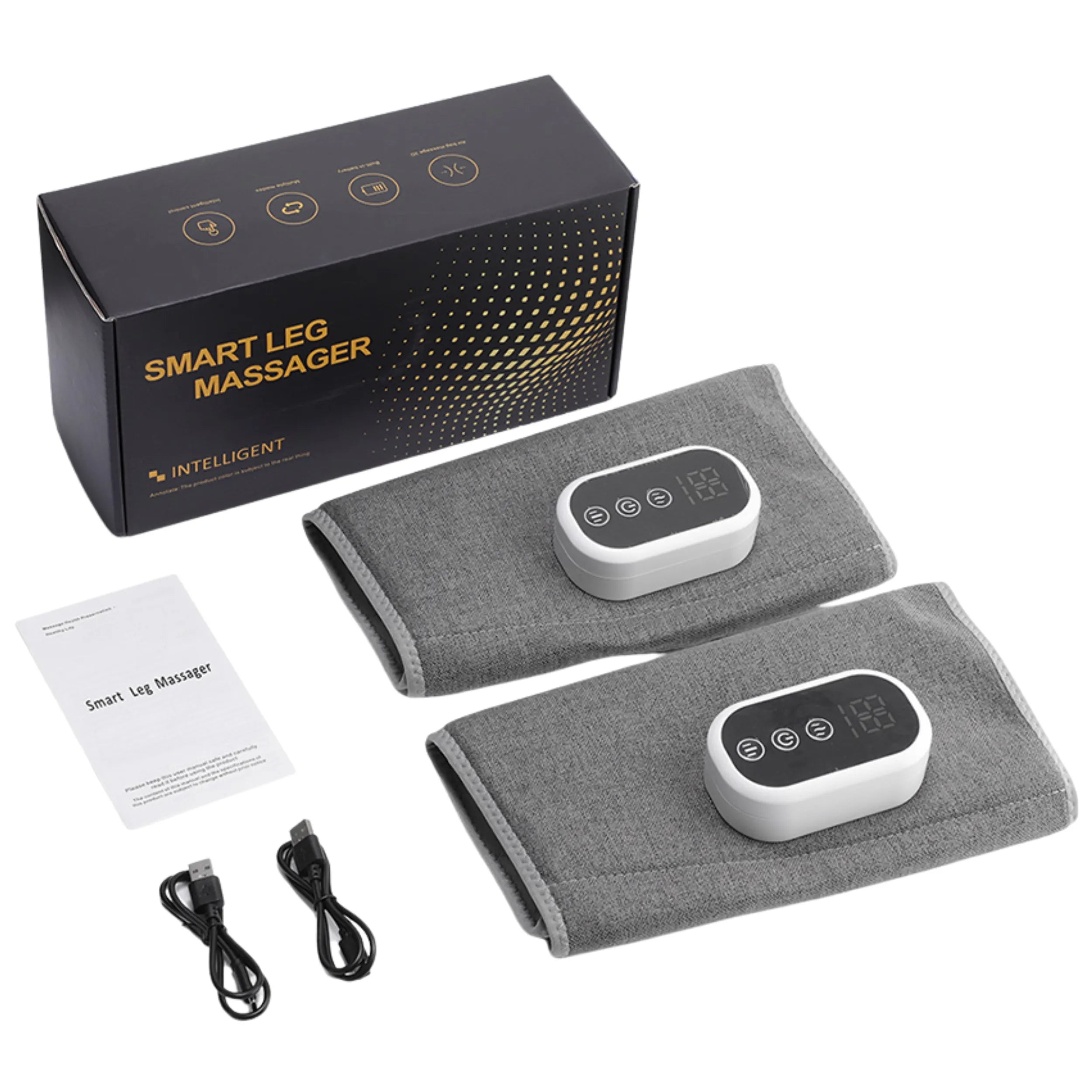 Cordless Air Compression Calf Massager with Heat