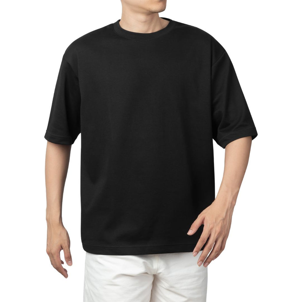 Men's Oversized Black T-Shirt 100% Premium Cotton | Basic Clothes Co