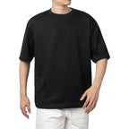 Men's Oversized Black T-Shirt 100% Premium Cotton | Basic Clothes Co