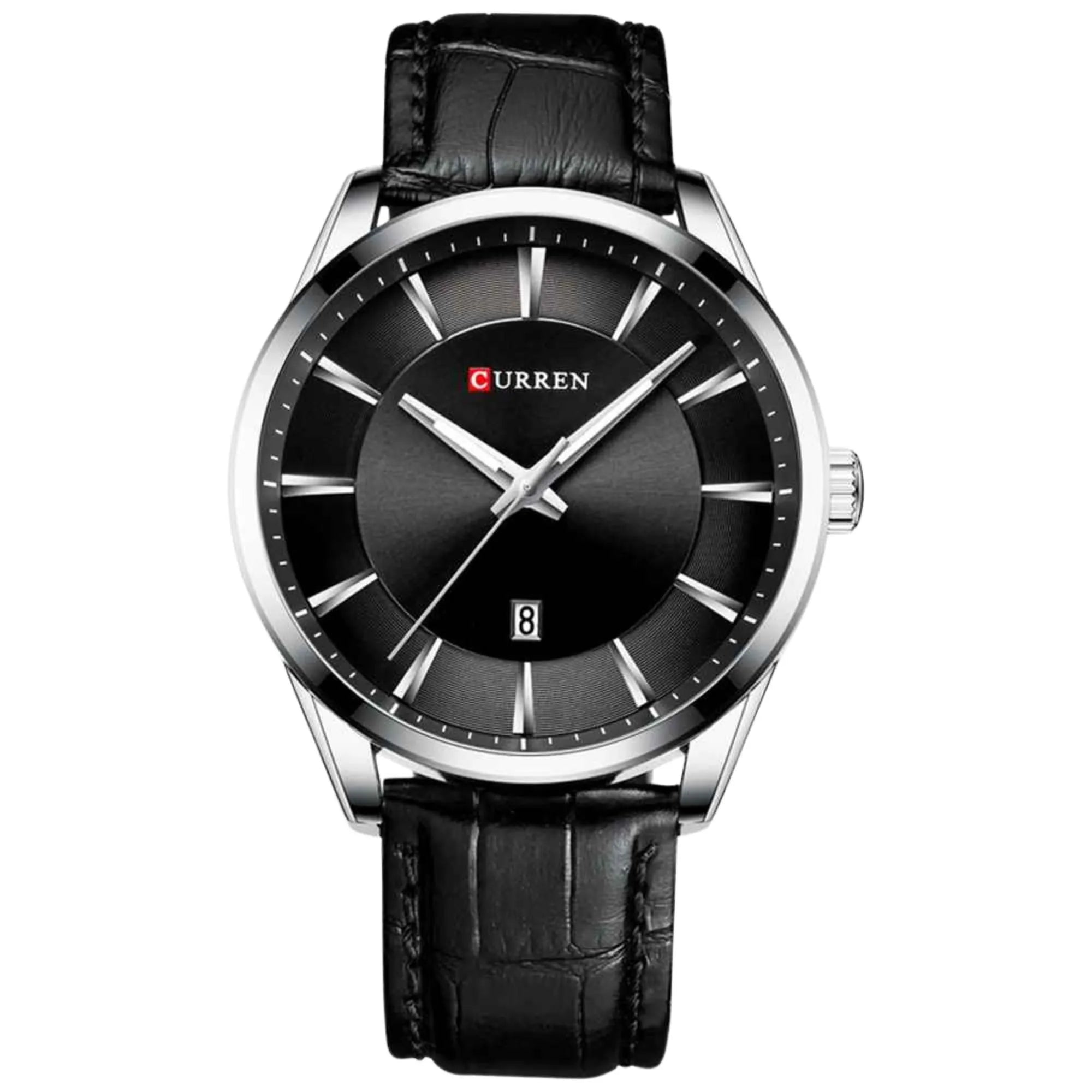 Curren Executive Chrono – Premium Leather Strap Men’s Watch | 45mm Luxury Business Timepiece