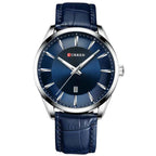 Curren Executive Chrono – Premium Leather Strap Men’s Watch | 45mm Luxury Business Timepiece