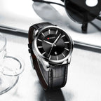 Curren Executive Chrono – Premium Leather Strap Men’s Watch | 45mm Luxury Business Timepiece