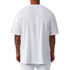 Men's Oversized Gym T-Shirt - Breathable Quick-Dry Workout Shirt for Weightlifting
