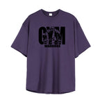 Men's Oversized Gym T-Shirt - Breathable Quick-Dry Workout Shirt for Weightlifting