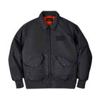 Maden CWU-45P Men’s Bomber Jacket – Windproof, Waterproof, Thickened Military Coat with Orange Lining
