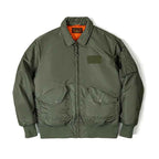 Maden CWU-45P Men’s Bomber Jacket – Windproof, Waterproof, Thickened Military Coat with Orange Lining