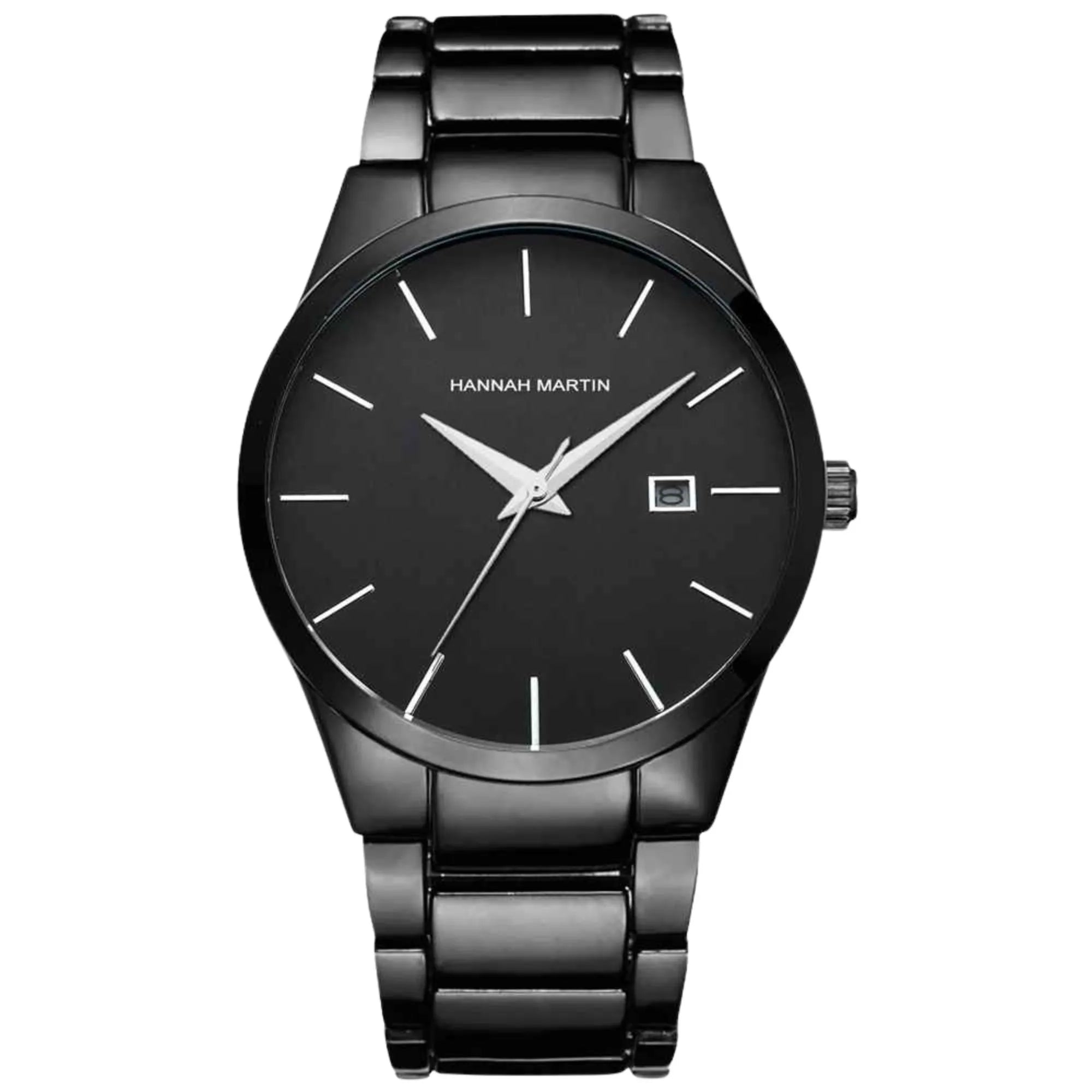 Men's Minimalist Stainless Steel Watch – Sleek, Waterproof, Quartz Movement