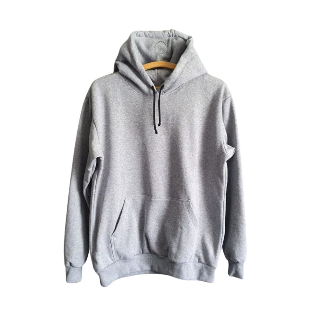 Men's and women's hoodie with kangaroo pocket and flannel lining