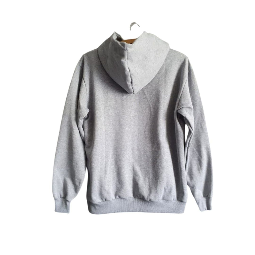 Men's and women's hoodie with kangaroo pocket and flannel lining