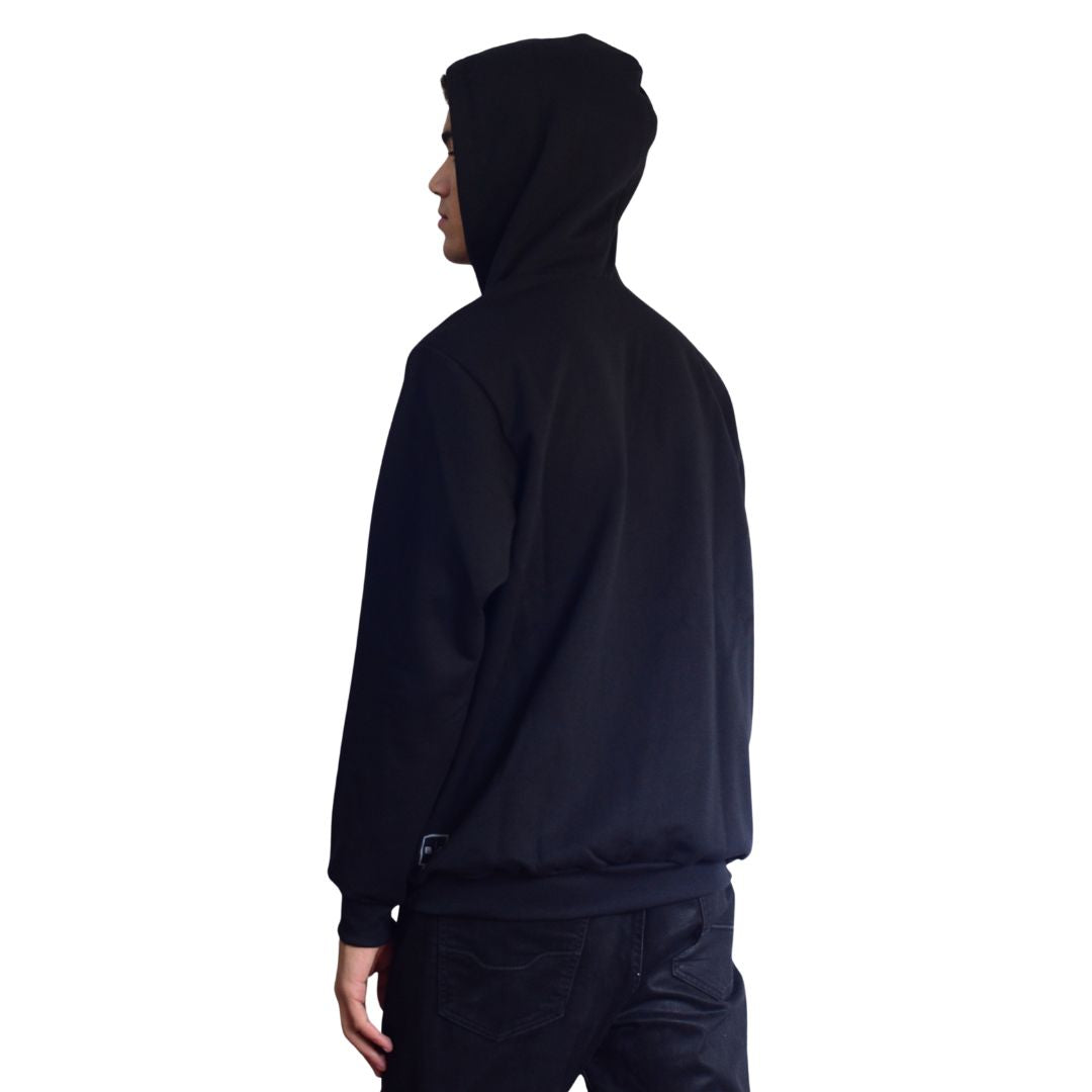 Men's and women's hoodie with kangaroo pocket and flannel lining