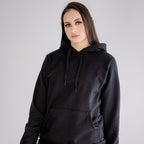 Men's and women's hoodie with kangaroo pocket and flannel lining