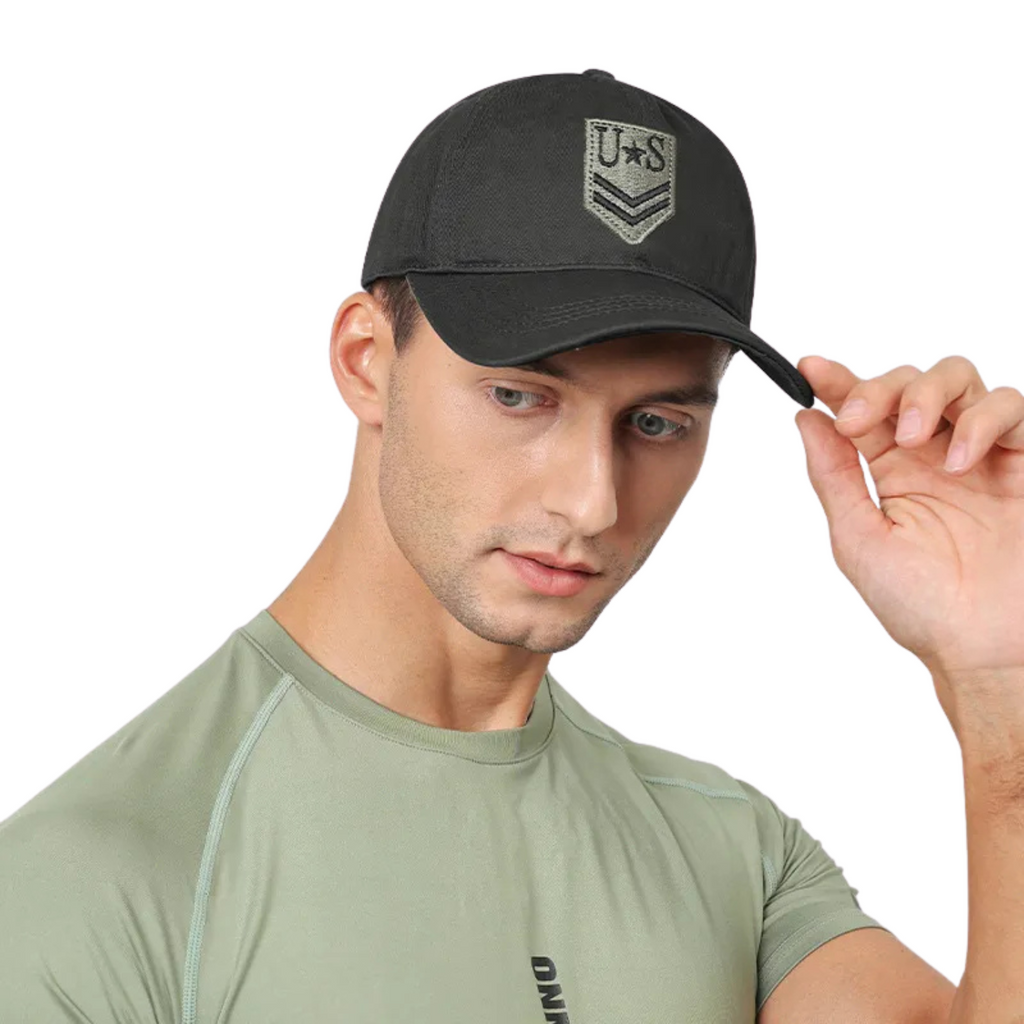 Men's & Women's Tactical Baseball Cap - Military Camo Sun Hat with Letter Embroidery