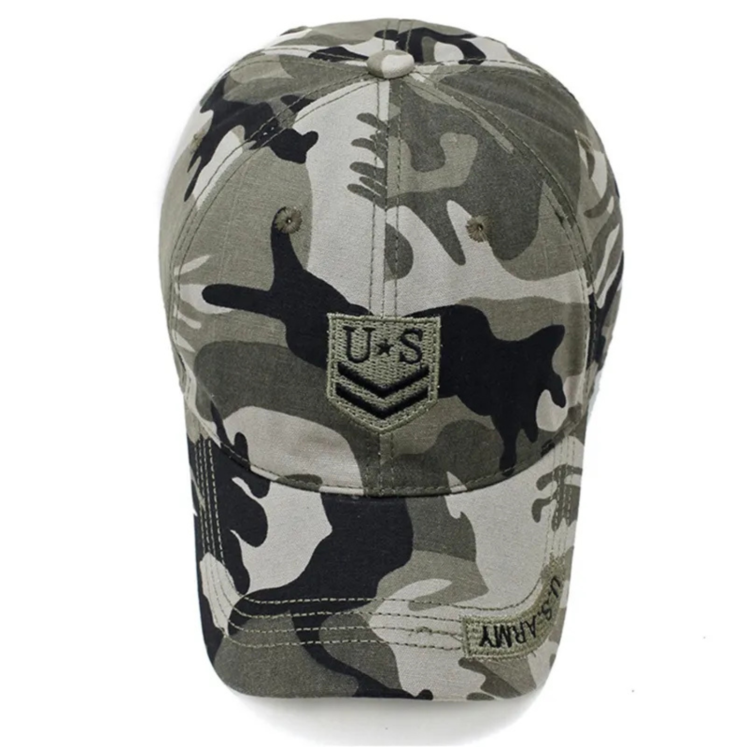 Men's & Women's Tactical Baseball Cap - Military Camo Sun Hat with Letter Embroidery