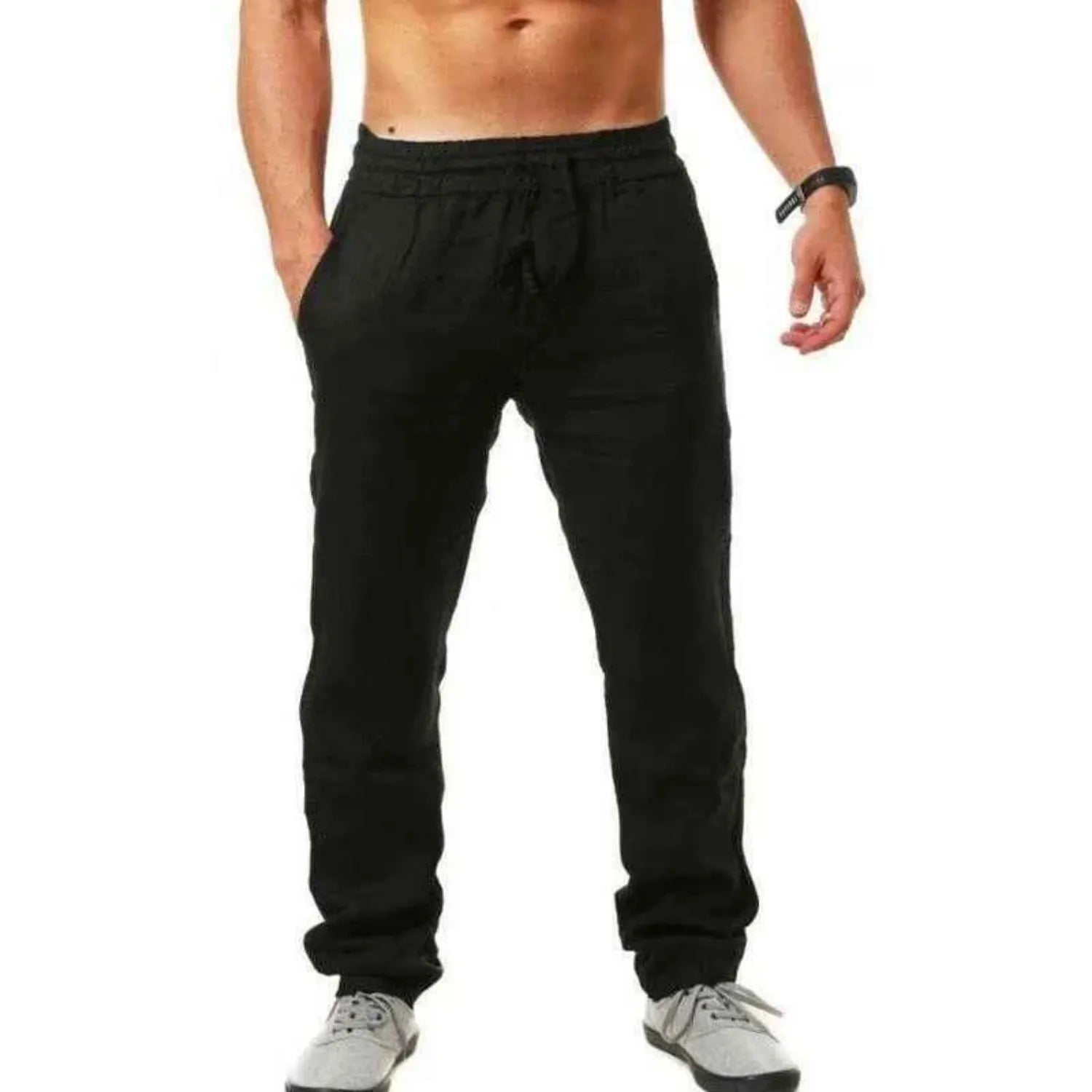 Men's Breathable Cotton Linen Pants