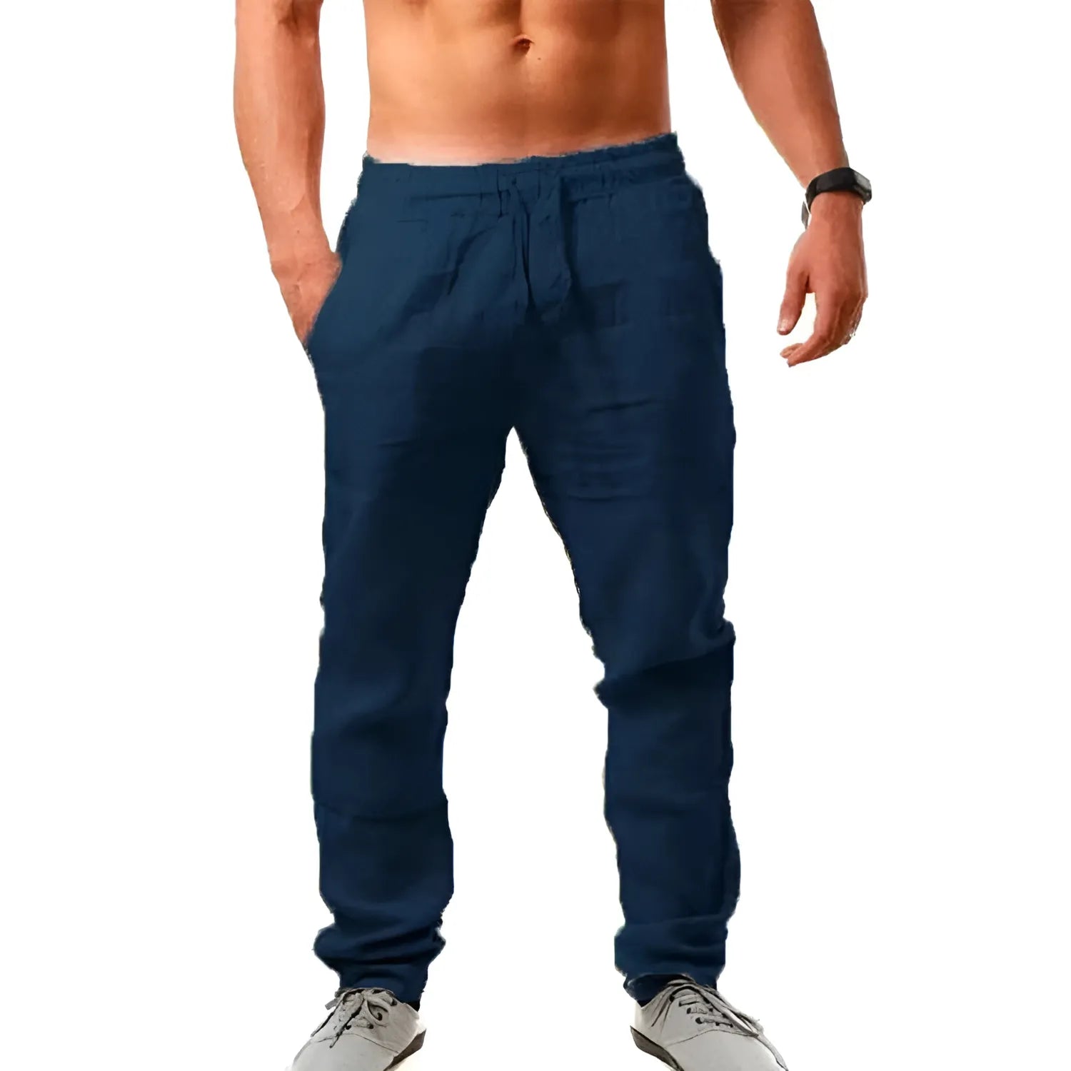 Men's Breathable Cotton Linen Pants